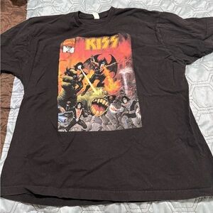 Men’s Comic Book Cover KISS T-Shirt XXL